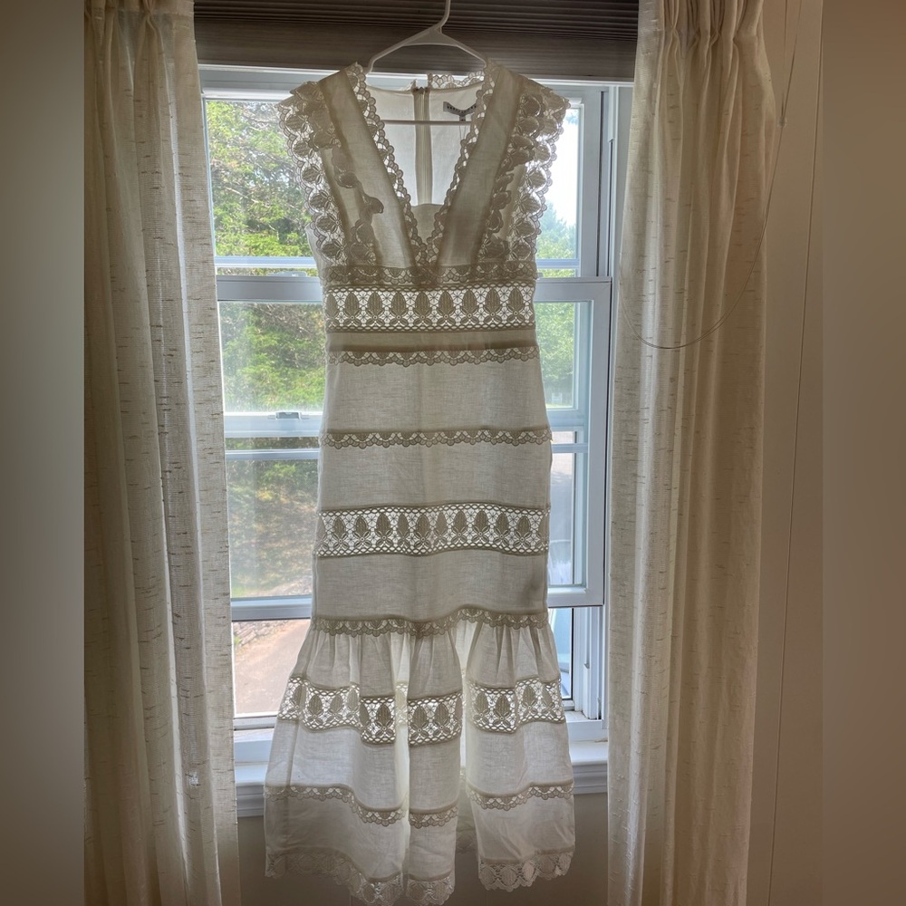 Endless Rose Lace Maxi Dress sz S NWT